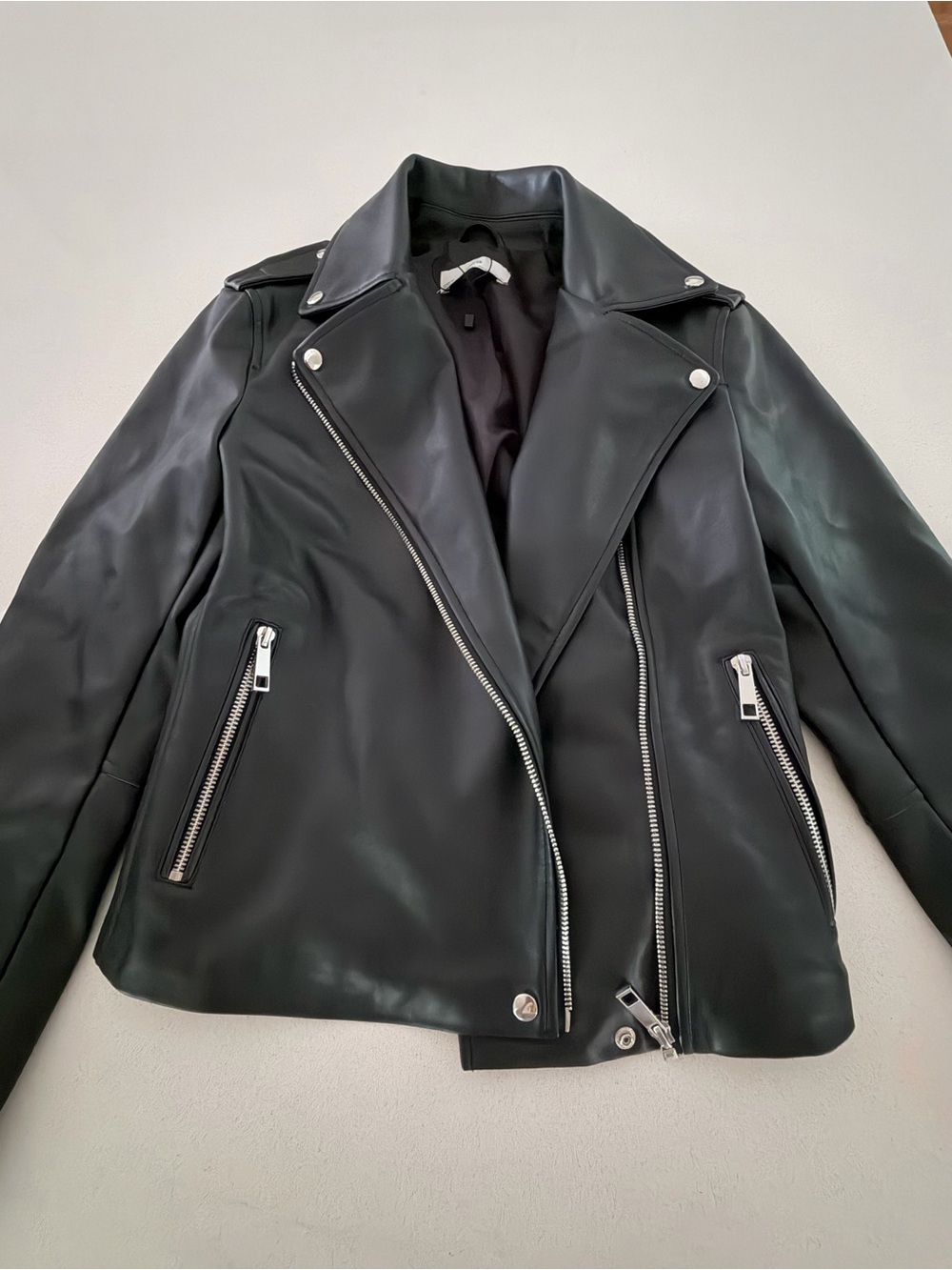 Black Leather Jacket - Women